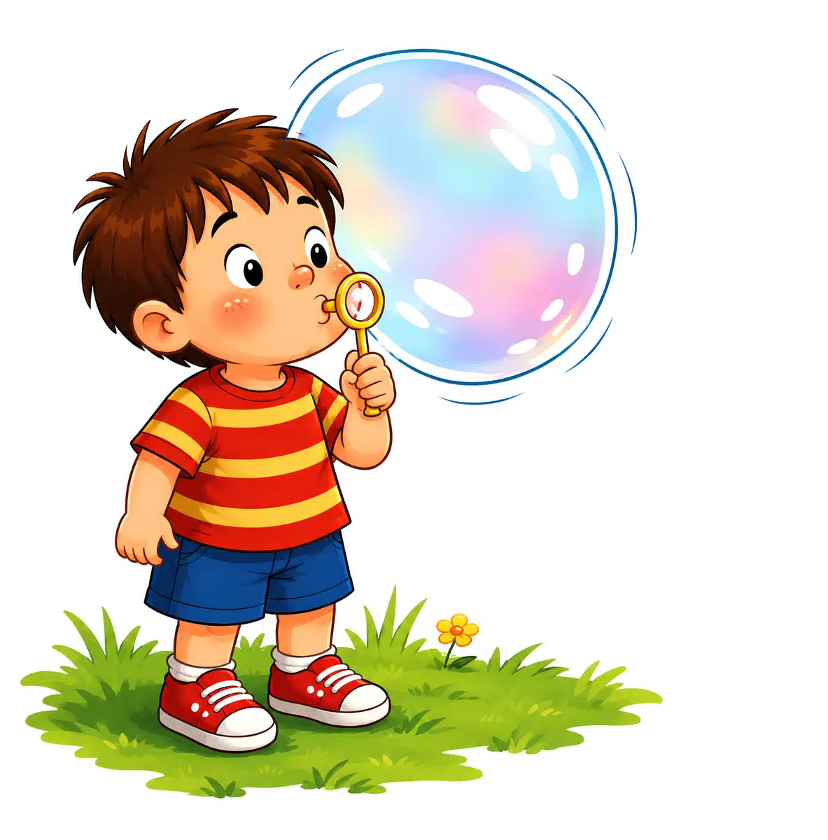 Look inside page: Hubble blowing a bubble